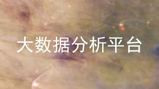 大数据分析平台