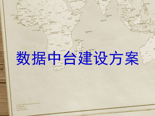数据中台建设方案