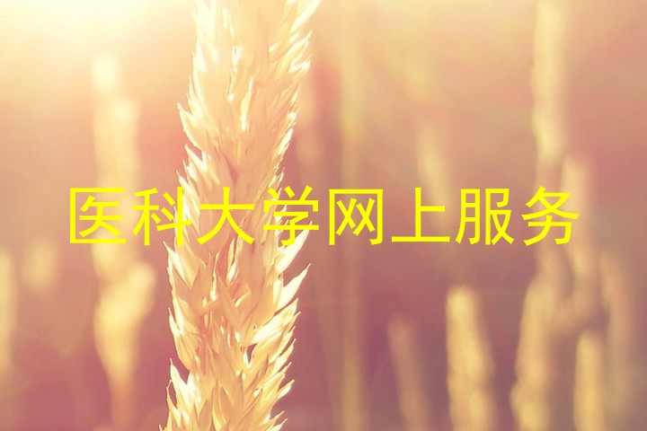 医科大学网上服务