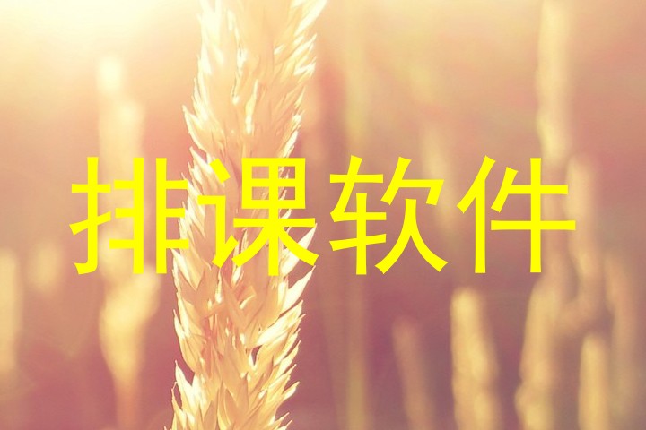 排课软件
