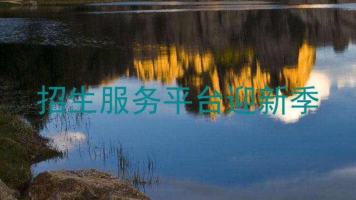 招生服务平台迎新季