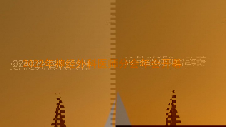 2022年神经外科医师分会年会开幕