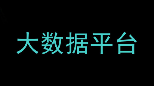 大数据平台
