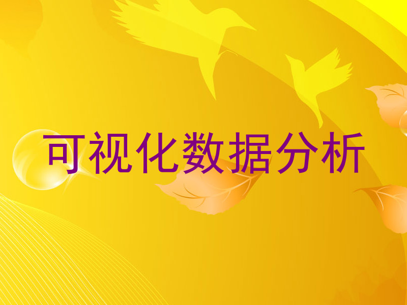 可视化数据分析