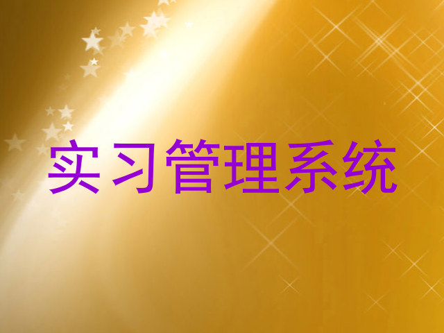 实习管理系统