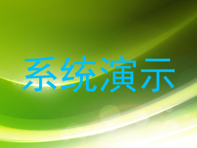 系统演示