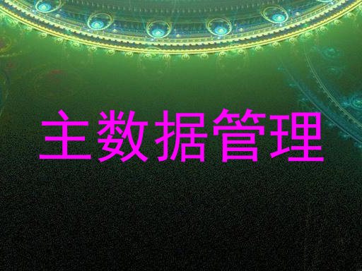 主数据管理