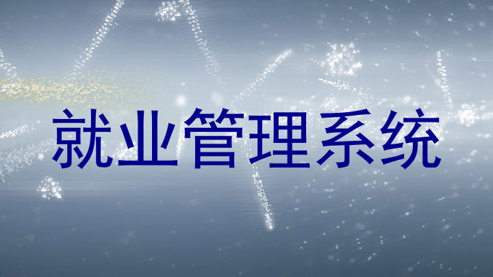 就业管理系统