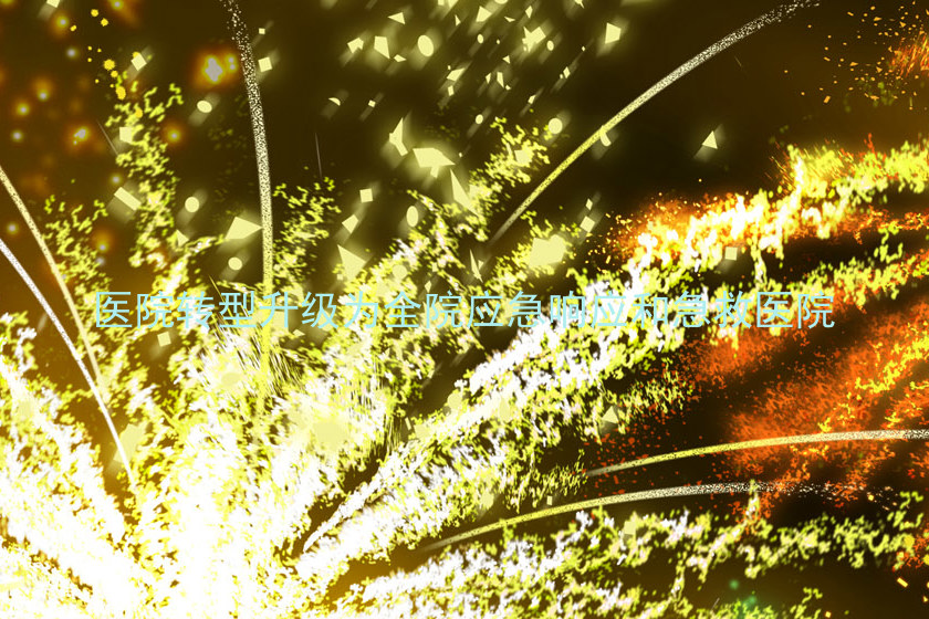 医院转型升级为全院应急响应和急救医院