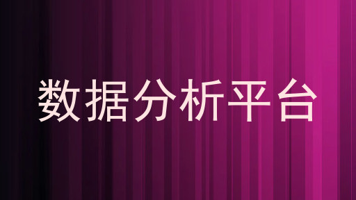 数据分析平台