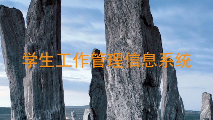 学生工作管理信息系统