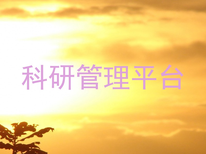 科研管理平台