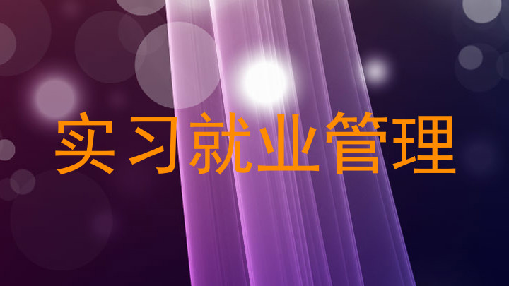 实习就业管理