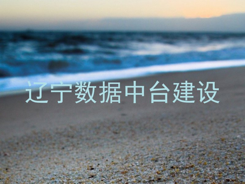 辽宁数据中台建设