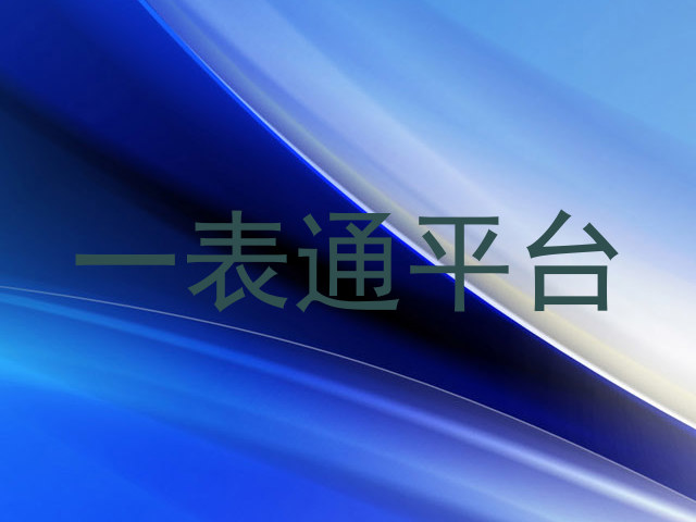 一表通平台