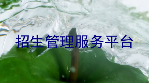 招生管理服务平台
