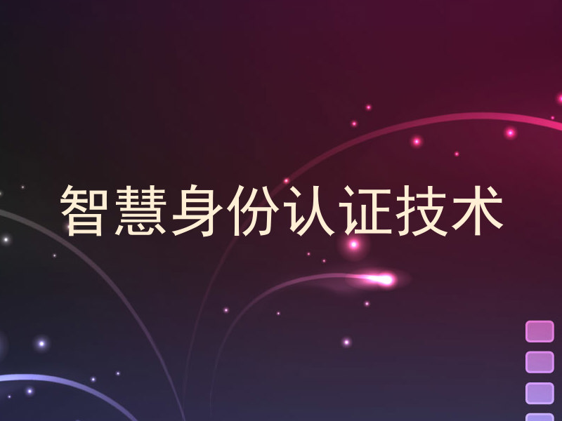 智慧身份认证技术