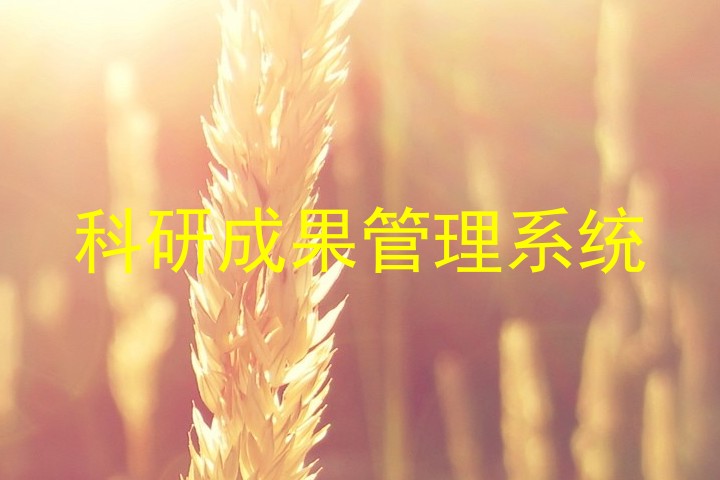 科研成果管理系统