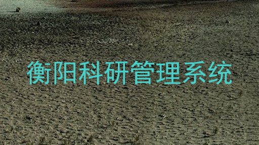 衡阳科研管理系统