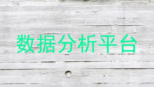 数据分析平台