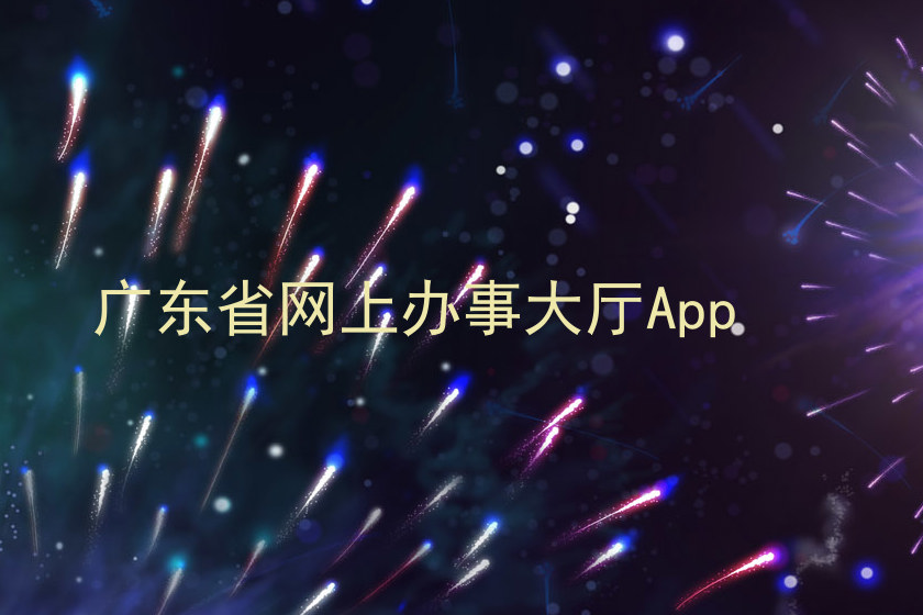 广东省网上办事大厅App