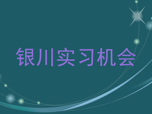 银川实习机会