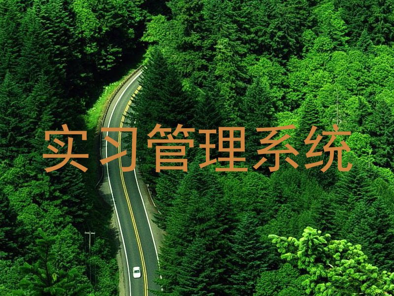 实习管理系统