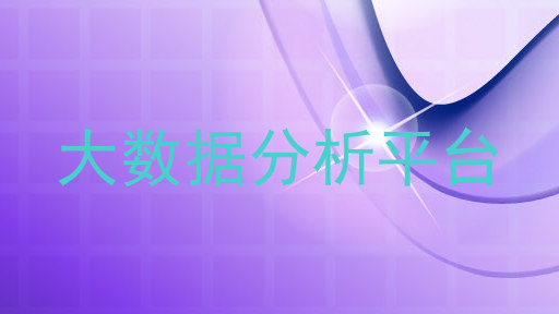 大数据分析平台