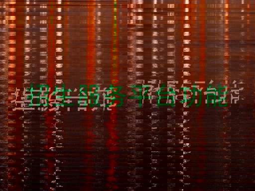 招生服务平台功能