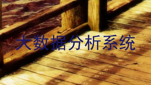 大数据分析系统