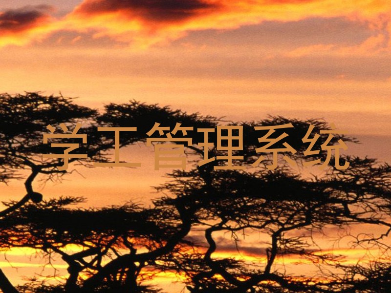 学工管理系统