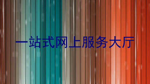 一站式网上服务大厅