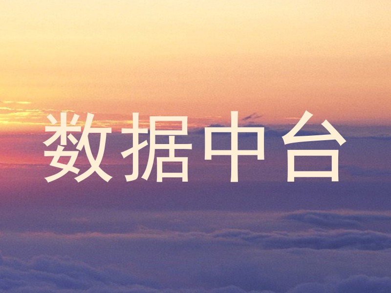 数据中台