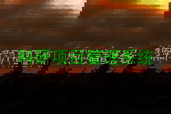 科研项目管理系统