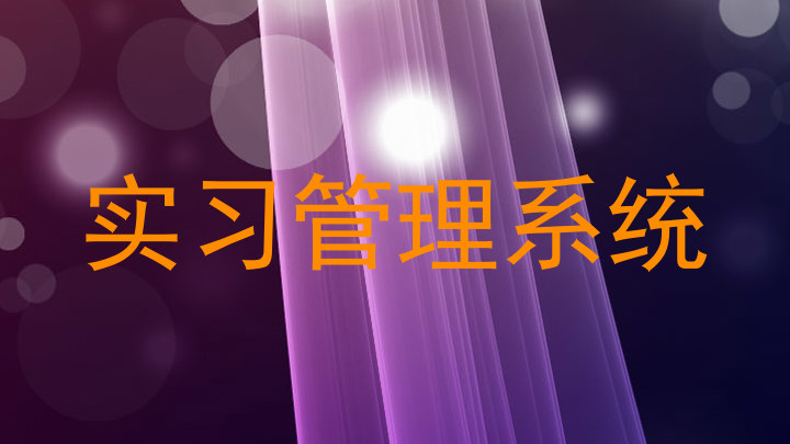 实习管理系统