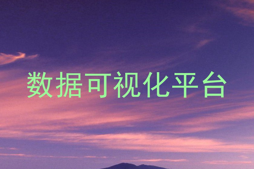 数据可视化平台
