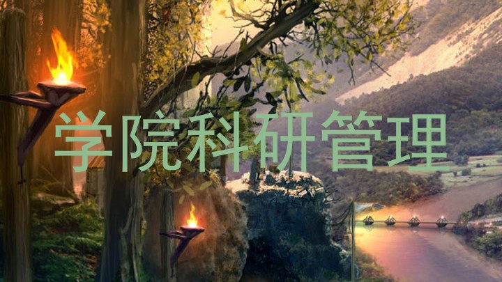 学院科研管理