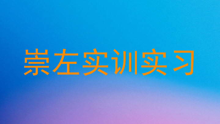 崇左实训实习