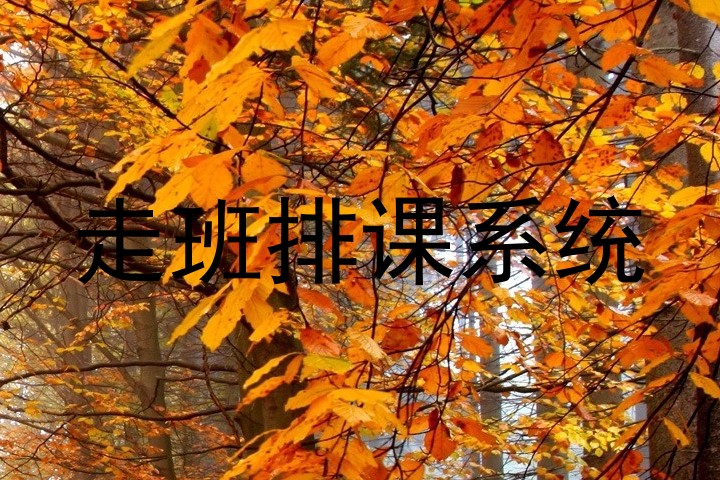 走班排课系统