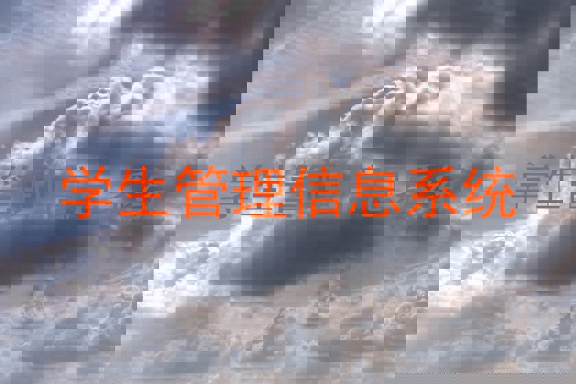 学生管理信息系统