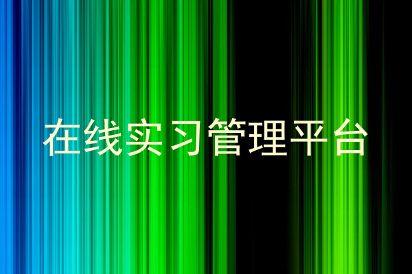 在线实习管理平台