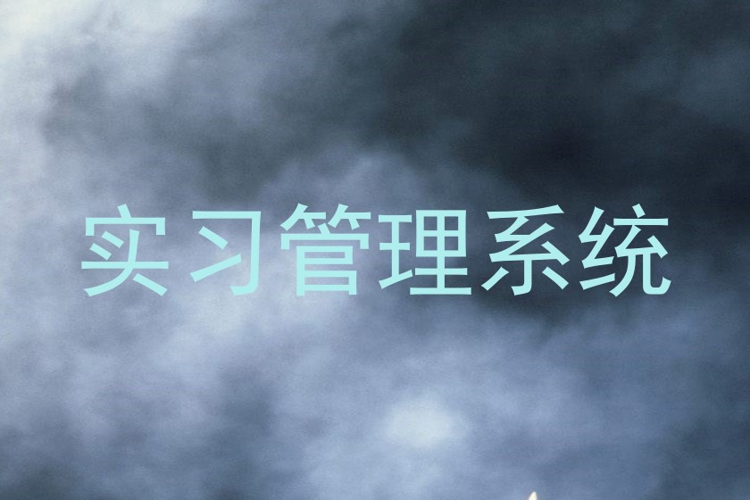 实习管理系统