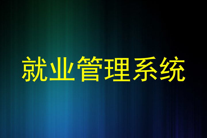 就业管理系统