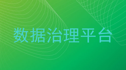 数据治理平台