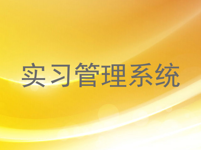 实习管理系统