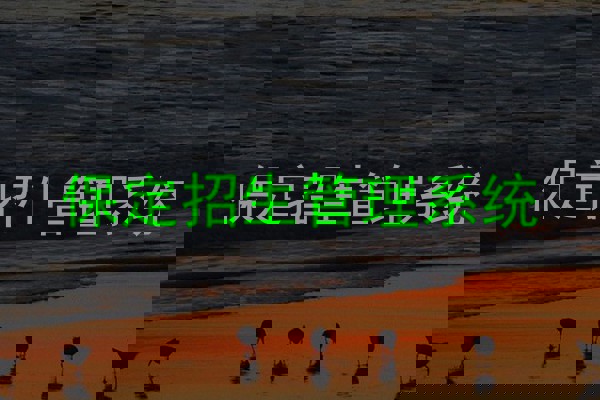 保定招生管理系统