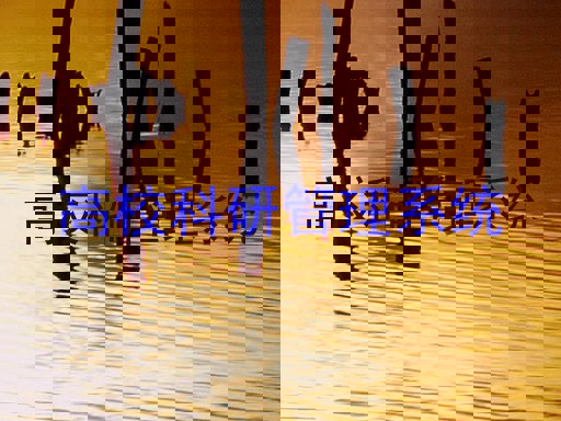 高校科研管理系统