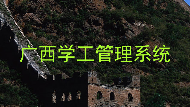 广西学工管理系统