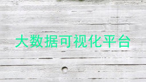 大数据可视化平台