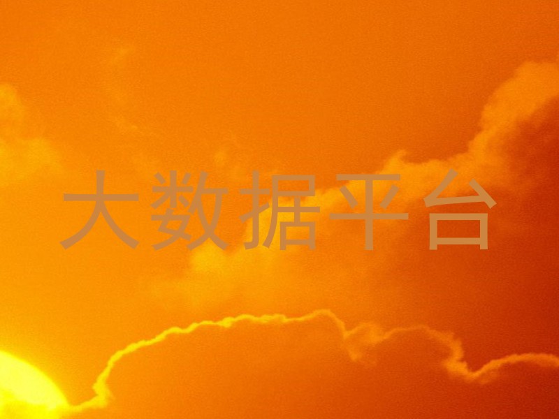 大数据平台